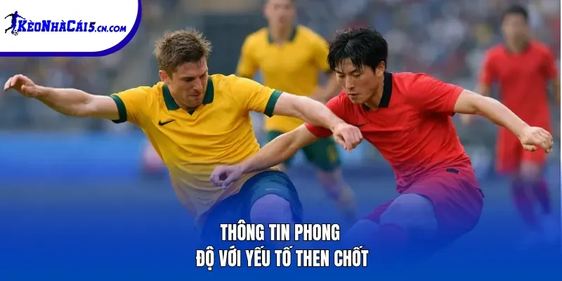 Thông tin phong độ với yếu tố then chốt