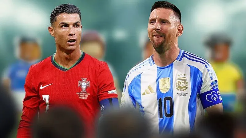CR7 bị so sánh với Messi